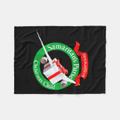Samaritan's Purse Operation Christmas Child Funny Fleecedecke (Vorderseite (Horizontal))