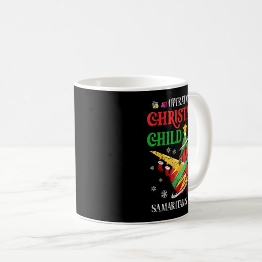 Samaritan's Purse Operation Christmas Child Funny Kaffeetasse (VorderseiteRechts)