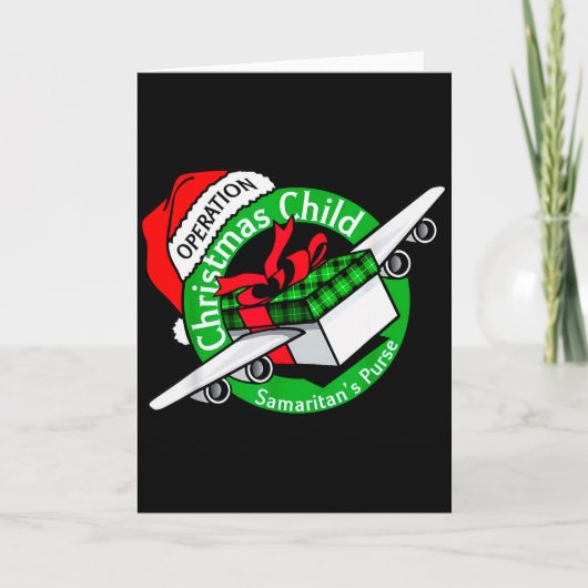 Samaritan's Purse Operation Christmas Child Funny  Karte (Vorderseite)