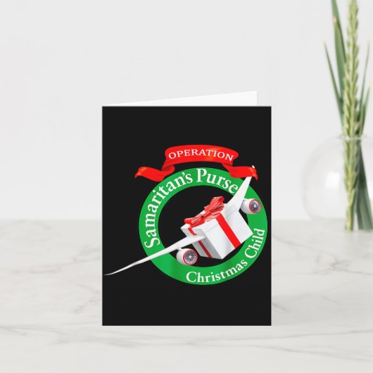 Samaritan's Purse Operation Christmas Child Funny Karte (Vorderseite)