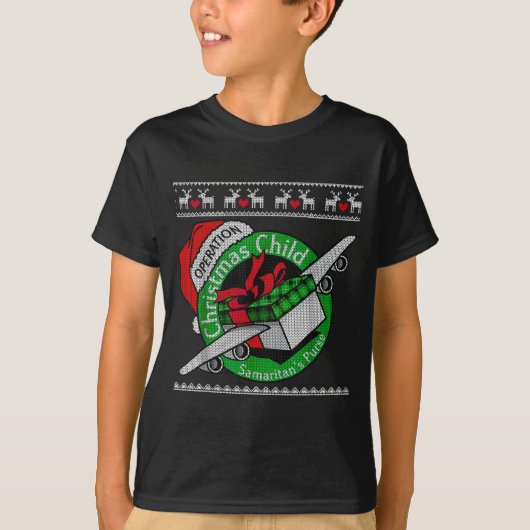 Samaritan's Purse Operation Christmas Child Funny T-Shirt (Vorderseite)