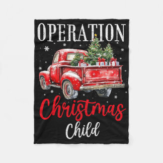 Samaritan's Purse Operation Christmas Child Lustig Fleecedecke