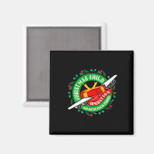 Samaritans Purse Operation Weihnachts-Kindermädche Magnet (Vorderseite/Rückseite)