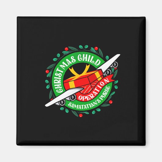 Samaritans Purse Operation Weihnachts-Kindermädche Magnet (Vorne)