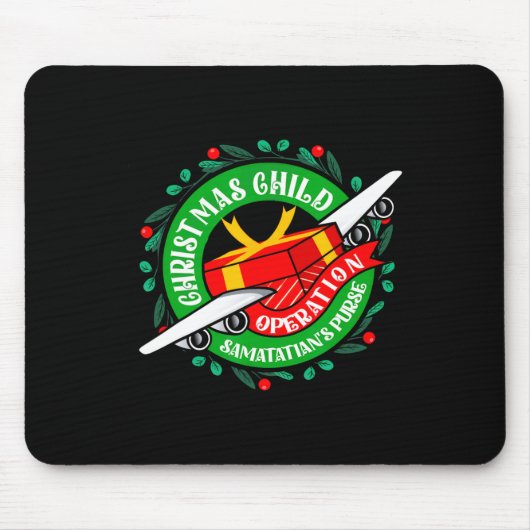 Samaritans Purse Operation Weihnachts-Kindermädche Mousepad (Vorne)