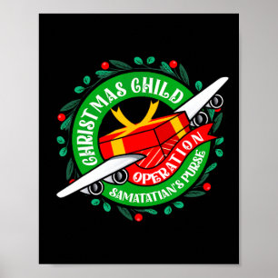 Samaritans Purse Operation Weihnachts-Kindermädche Poster