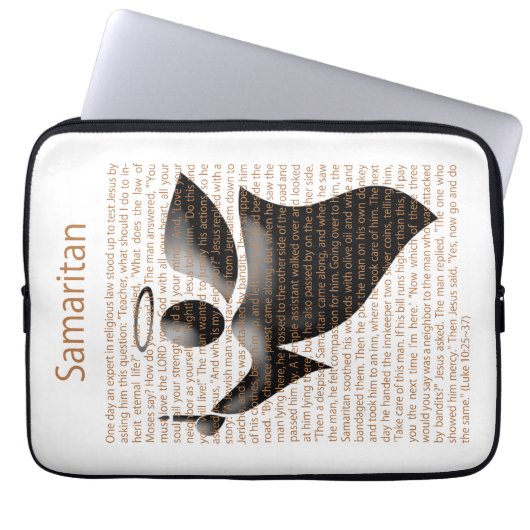 Samariter Laptopschutzhülle (Vorderseite)