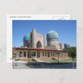 Samarkand Moschee Bibi-Chanym - Samarquand Postkarte (Vorne/Hinten)