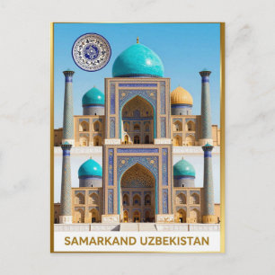 Samarkand Registan Usbekistan Reise Postkarte