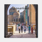 Samarkand, Usbekistan - Nekropole von Shah-i-Zinda Magnet (Vorne)