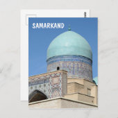 Samarkand, Usbekistan Postkarte (Vorne/Hinten)