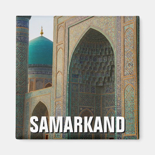 Samarkand Usbekistan Travel Magnet (Vorne)