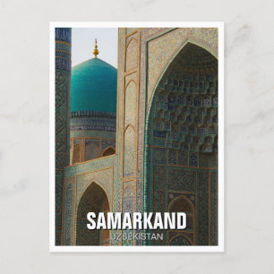 Samarkand Usbekistan Travel Postkarte