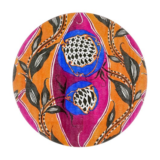 Samarkande Art Deco Cutting Board Schneidebrett (Vorderseite)