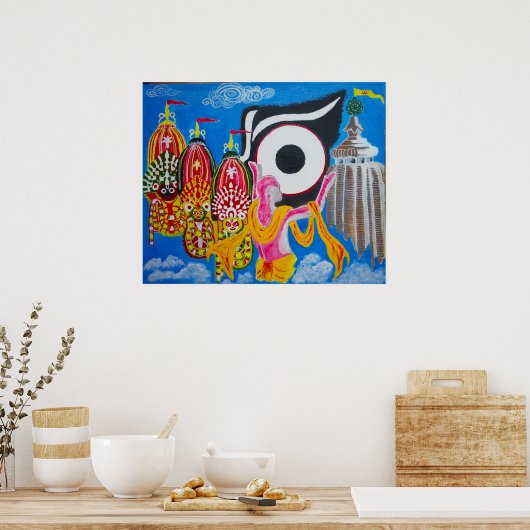 Samarpan - vollständige Übergabe Poster (Küche)