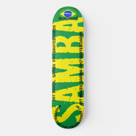 SAMBA BLK CHRIST 8 1/4" Skateboard Deck (Vorderseite)