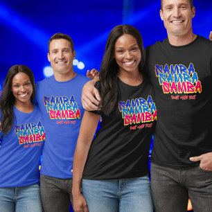 Samba brasileiro graffiti dance music T - Shirt