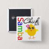Samba Chick Button (Vorne & Hinten)