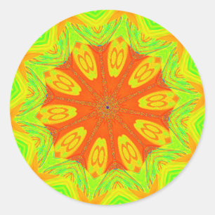 Samba Colors Runder Aufkleber