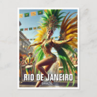 Samba Dancer Rio De Janeiro Brasilien