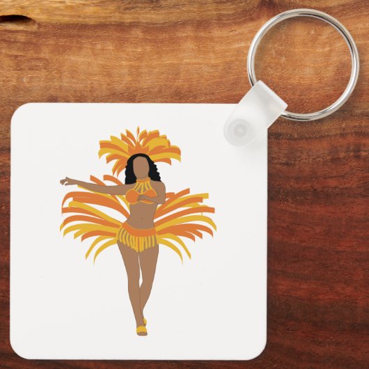 Samba Dancer Schlüsselanhänger (Rückseite)