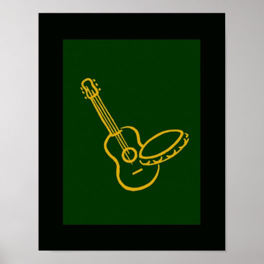 Samba-Druck für Wände Poster (Vorne)