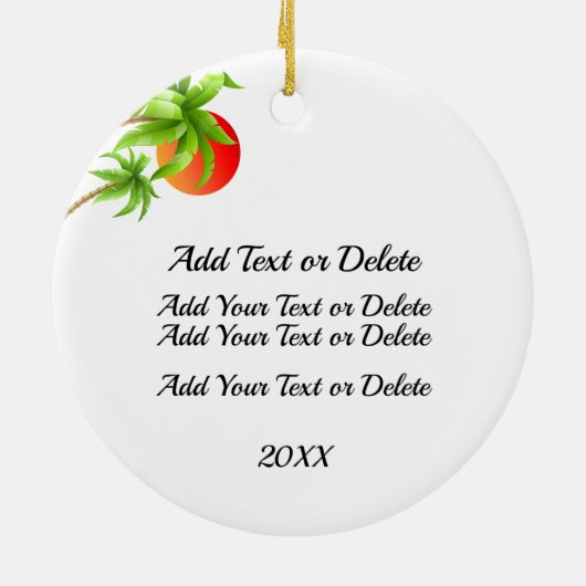 Samba/Flamenco-Tänzer Keramik Ornament (Hinten)