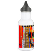 Samba Karnevalfarben Hakuna Matata blings.png Edelstahlflasche (Links)