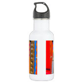 Samba Karnevalfarben Hakuna Matata blings.png Edelstahlflasche (Rückseite)