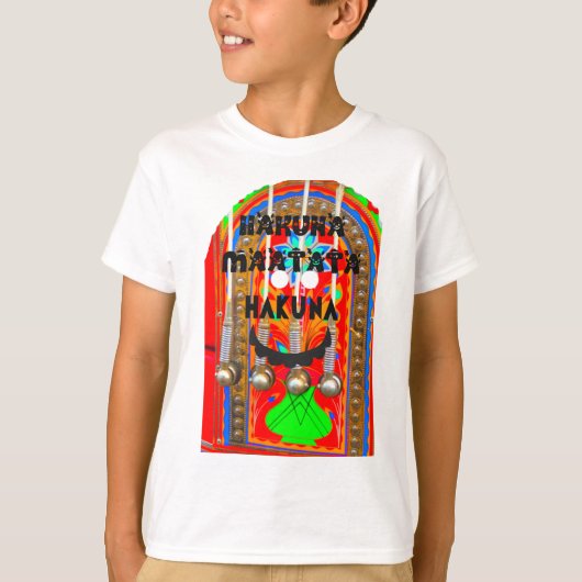 Samba Karnevalfarben Hakuna Matata blings.png T-Shirt (Vorderseite)