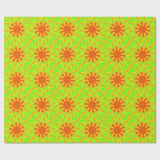 Samba Motif Art Print Geschenkpapier (Flach)