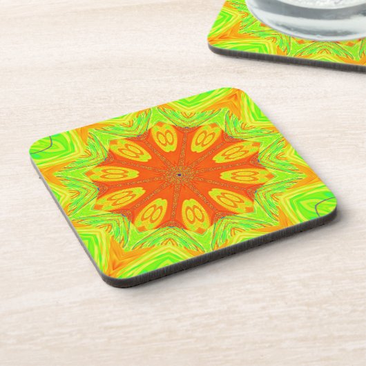 Samba Motif Art Print Getränkeuntersetzer (Linke Seite)