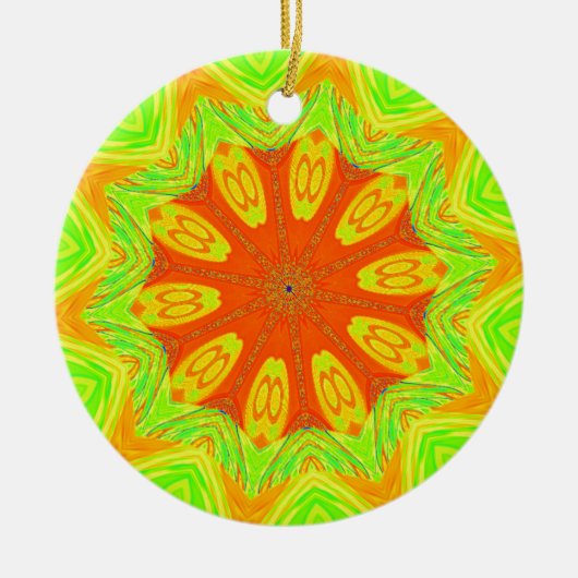 Samba Motif Art Print Keramik Ornament (Vorne)