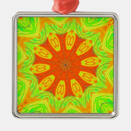Samba Motif Art Print Ornament Aus Metall (Vorne)