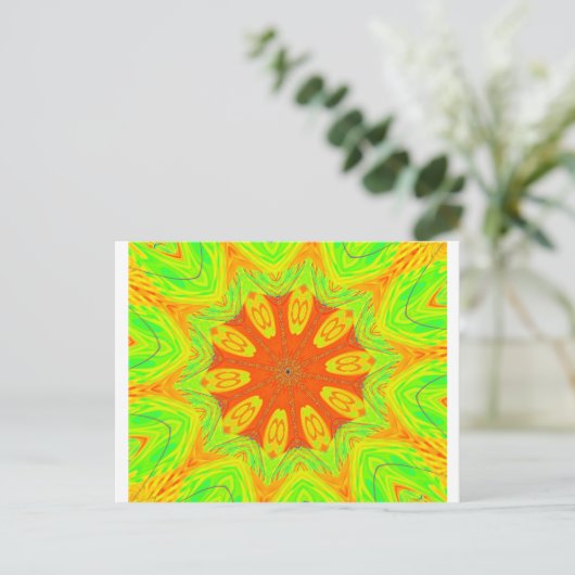 Samba Motif Art Print Postkarte (Stehend Vorderseite)