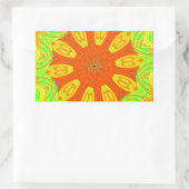 Samba Motif Art Print Rechteckiger Aufkleber (Tasche)