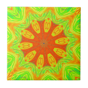 Samba-Motiv-Kunstprint Fliese