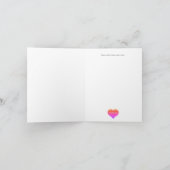 Samba tanzen brasilianischen Karneval gefaltet Ein Einladung (Innenseite)