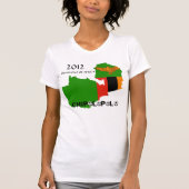 Sambia "Chipolopolo" 2012 Meister Afrika T-Shirt (Vorderseite)