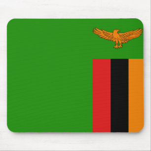 Sambia Flag Mousepad