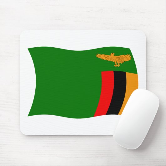 Sambia Flag Mousepad (Mit Mouse)
