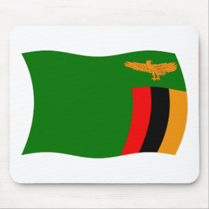 Sambia Flag Mousepad