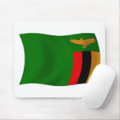 Sambia Flag Mousepad (Mit Mouse)