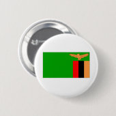 Sambia-Flagge Button (Vorne & Hinten)