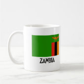 Sambia-Flagge Kaffeetasse (Links)