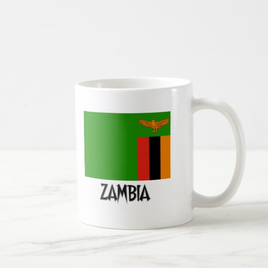 Sambia-Flagge Kaffeetasse (Rechts)