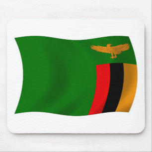 Sambia-Flagge-Mauspad Mousepad
