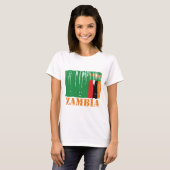 Sambia-Flagge T-Shirt (Vorne ganz)