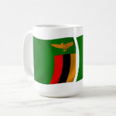Sambia Flagge Tasse (Vorderseite Links)
