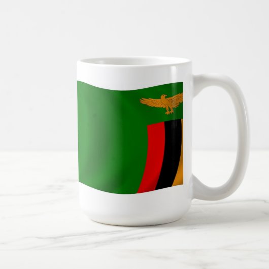 Sambia Flagge Tasse (Rechts)